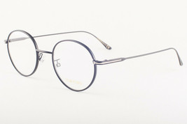 Tom Ford 5566 002 Shiny Black / Blue Block Eyeglasses TF5566-B 002 50mm - £148.71 GBP