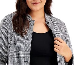 NEW KASPER BLACK IVORY LONG CAREER JACKET BLAZER SIZE 20 W WOMEN   $159 - £72.00 GBP