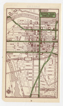 1951 Original Vintage Map Of Dayton Ohio Downtown Business Center - £15.32 GBP