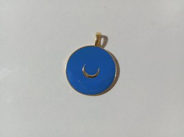 925 Sterling Silver Necklace Moon Necklace, Celestial Necklace, blue min... - £37.45 GBP