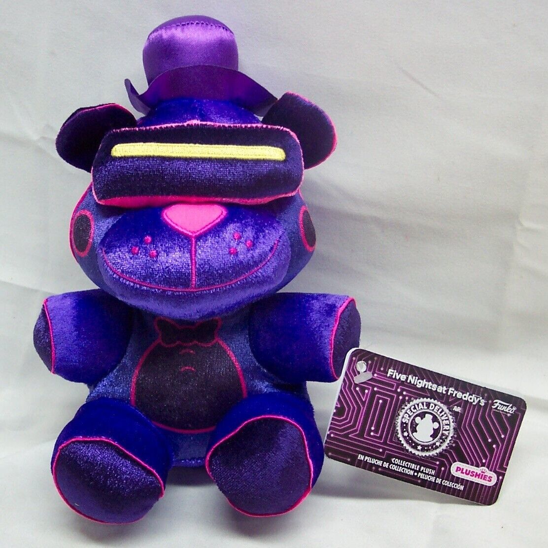 Five Nights at Freddys SPECIAL DELIVERY VR PURPLE BEAR 8" Plush STUFFED Toy NEW - $19.80