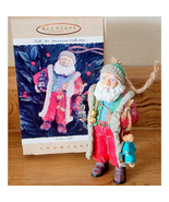 Hallmark Keepsake Ornament SANTA&#39;S GIFTS 1996 Folk Art Americana Collection - $167.91 MXN