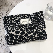 Fashion  Print Cosmetic Bag Canvas Washing Bag Large Capacity Women Travel Cosme - £14.60 GBP