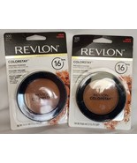 (2 Ct) Revlon Colorstay Pressed Powder 500 Walnut 0.3 oz - £31.57 GBP