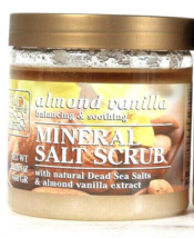 1 Dead Sea Collection 23.28 Oz Almond Vanilla Balance Soothe Mineral Salt Scrub - £16.58 GBP