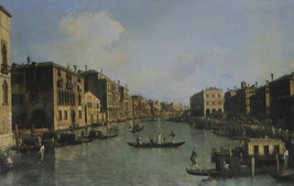 Grand Canal: looking South-East from the Campo Santa Sophia to the Rialto Bridge - £25.97 GBP