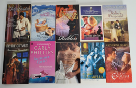 10 Romance Novel Books Lot Carly Phillips Ferrarella Shannon Drake Harle... - $14.99