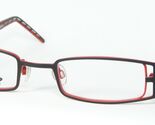 KINTO 9626 KH-663 B NEGRO/ROJO GAFAS MARCO 47-22-140mm Bélgica - $117.09