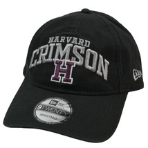 Harvard Crimson New Era 9TWENTY Relaxed Fit NCAA Team Logo Cap Dad Hat - £16.57 GBP