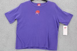 Red Hat Society Sweatshirt SZ XL Purple Logo Ruby Sport by Tia Designs S... - £6.11 GBP