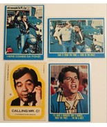 Fonzi Fonz Happy Days Trading/ Sticker cards 1976 Topps Lot Of 4 - £3.13 GBP