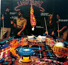 Nine Ball Pinball Machine Flyer Original Vintage Game Sales Artwork Sheet 1980 - £20.70 GBP