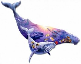 Humpback Whale with Underwater Imagery by Steve Sundram Plasma Cut Metal Sign - £39.27 GBP