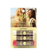 Sun Bum SPF 30 Sunscreen Lip Balm 3 Flavor Variety Pack - Coconut, Banana, - $8.81