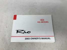 2003 Kia Rio Owners Manual Handbook OEM H02B23009 - $26.99