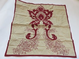 1 DKNY TUSCAN FARMHOUSE Beige Red Euro Sham NEW - $706.27 MXN