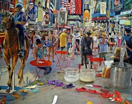 Lady Liberty in Times Square NYC. City Art Repro Giclee - £6.92 GBP+
