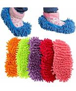 Reusable Chenille 6 Pairs Non Slip Washable Reusable Shoe Covers Thicken... - £22.57 GBP