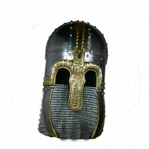 Medieval Armor Norman Viking Helmet Wearable Roman Knight Battle Armour Helmet - £99.15 GBP
