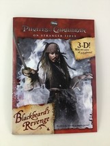 Pirates of the Caribbean 3D Book Stranger Tides Blackbeards Revenge with Glasses - £13.97 GBP