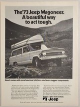 1973 Print Ad Jeep Wagoneer Four Wheel Drive Station Wagon  - £9.33 GBP