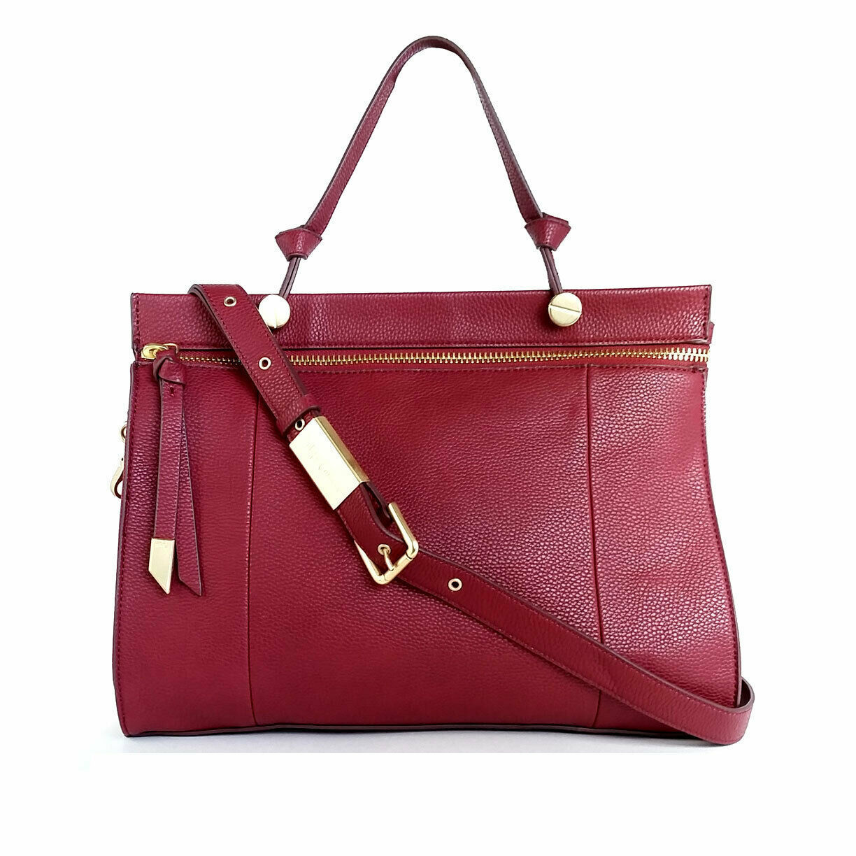 Primary image for NEW $148 FOLEY + CORINNA Handbag Sangria VEGAN Tote Crossbody Convertible *PRIMO