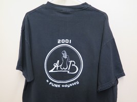 2001 VTG Average White Band AWB Funk R&amp;B Concert Band T Shirt Sz XL Black - $47.45