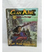 Clan War Legend Of The Five Rings Crab Army Expansion Book - $13.86