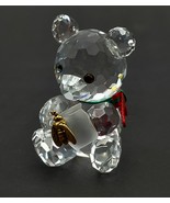 Swarovski Crystal Kris Bear With Honeypot 213068 Figurine Made In Austria - $1,100.13 MXN