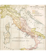 1929 Map Europe Rome Italy Adjacent Lands Before Surpemacy Roman History... - €25,95 EUR