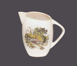 Lord Nelson Ware 3136 pitcher made in England. Cottage scene, green edge. - £71.79 GBP