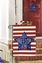 Stars And Stripes Let Freedom Ring Double Sided ~ Garden Flag ~ 12&quot; x 18... - £7.55 GBP