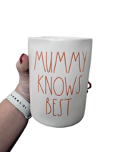 NWT Rae Dunn Mummy Knows Best Double Sided Halloween Carmel Popcorn Candle Mom - £11.73 GBP