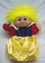 Vintage 1990&#39;s Russ Troll Kidz Snow White 13&quot; Plush Stuffed Animal Toy Doll - £19.77 GBP