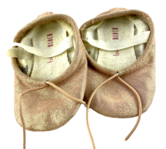 Baby Bloch Ballet Flats Doll Shoes Pink Shimmer 4 in Long  - $11.64