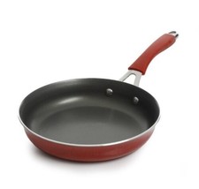 Pioneer Woman ~ Red Speckled ~ Enamel ~ Aluminum ~ 9.5&quot; Frying Pan ~ Skillet - £29.89 GBP