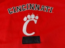 Cincinnati Bearcats Snap Button Shirt CHAMPS Basketball Warm Up Large Ohio Vtg - £54.95 GBP