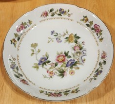 *CRESCENT RANMARU Fleur de Paradis 10.5&quot; Dinner Plate Porcelain Japan Fl... - $16.73