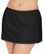 MSRP $40 Island Escape Womens Plus Skirt Swim Bottom Separates Black Siz... - €16,95 EUR