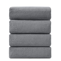 Bathroom Towels Set Of 4, Oversized Bath Towels Extra Large 35X70 Inch Shower To - £53.77 GBP