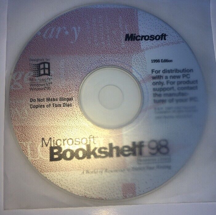Microsoft Bookshelf 98 for Windows CD Rom - $29.58