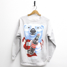 Vintage Coca Cola Polar Bear Sweatshirt XL - £74.56 GBP