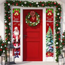 Vintage Christmas Santa Door Cover Banner 71x12in Indoor Outdoor - $189.91 MXN Vintage Christmas Santa Door Cover Banner 71x12in Indoor Outdoor - $189.91 MXN
