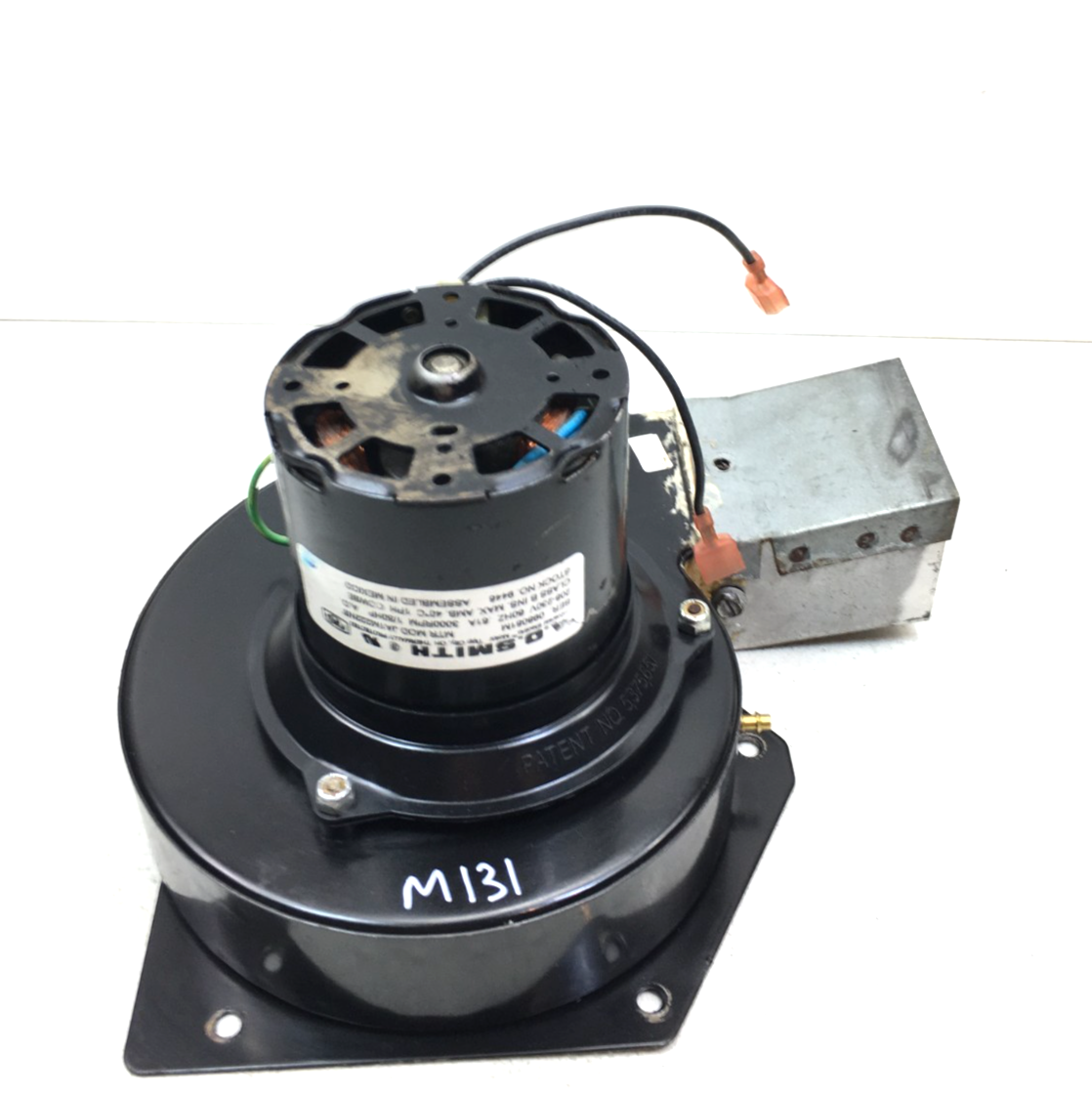A.O.Smith JA1M222NS Inducer Blower Motor Assembly 208/230V 3000 RPM used... - $195.00