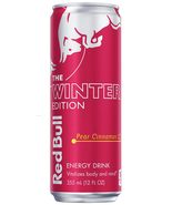 Red Bull Energy Drink Winter Edition 2023 - Pear Cinnamon, 12fl.oz. Pack... - £29.08 GBP