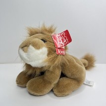 Lion Cub Plush Fiesta Sitting Jungle Stuffed Animal A60355 Bean Bag Vntg 1996 6&quot; - $13.59