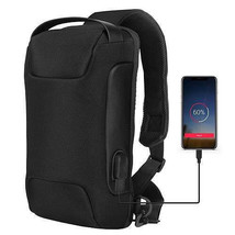 Men&#39;s Sling Backpack Waterproof Anti-theft Shoulder Crossbody Chest Bag Messe... - £30.14 GBP