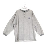 The Edge NFL Dallas Cowboys Men&#39;s XL Henley Fleece Pullover Shirt Top, F... - $566.88 MXN