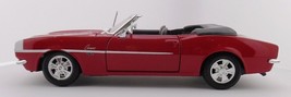 1968 Red Chevy Camaro SS 396 Diecast Car Maisto 1/24 + New Display Case ... - $29.70
