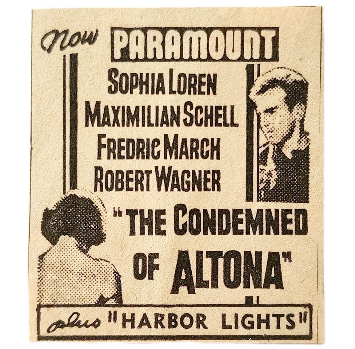 1963 The Condemned Of Altona Sophia Loren Movie Advertisement Film F6F - $19.99